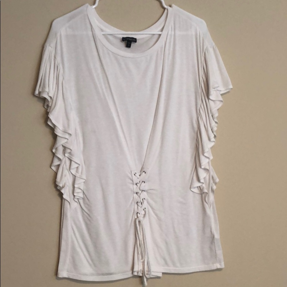 Express White Fun Tee